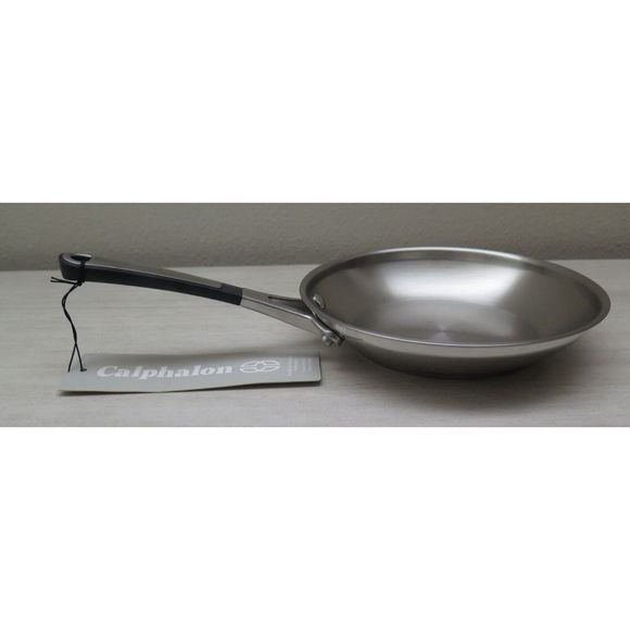 Calphalon 1388 8" Frying Pan & 1390 10" Tri-Ply Stainless Steel Frying Pan Set - Picture 12 of 14